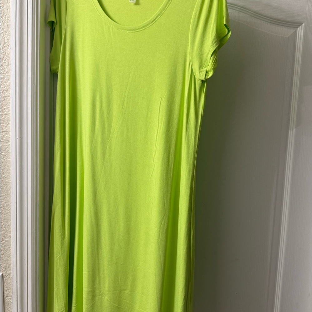 Cupio Lime Green Midi Dress